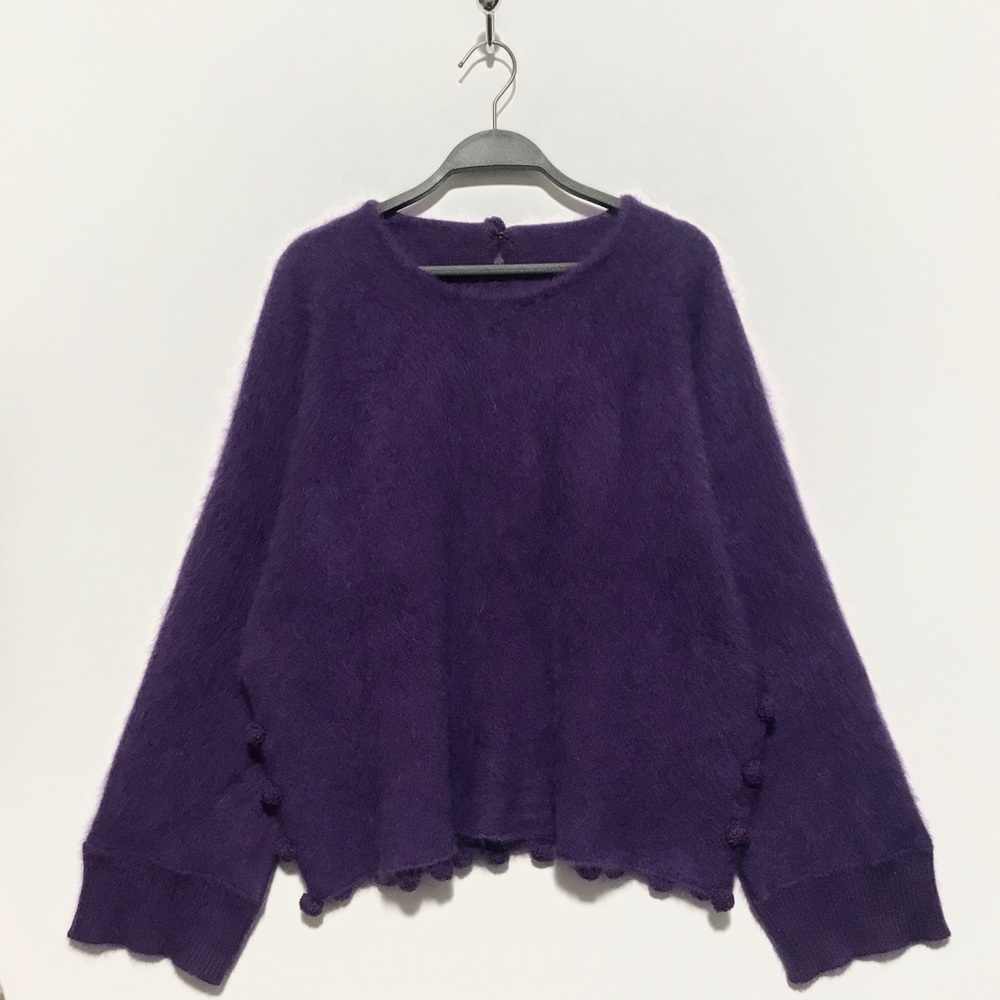 Angora wool sweater